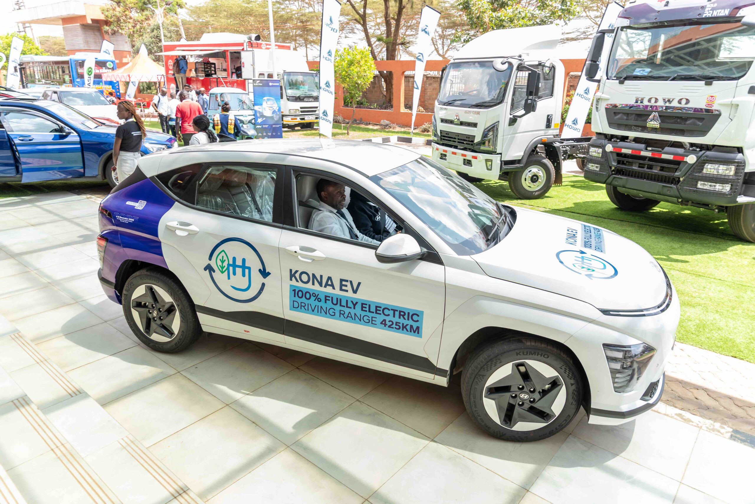 Test driving an electric vehicle